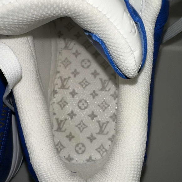 Nike x Louis Vuitton x Virgil Abloh Air Force 1’s AF1s LV Blue/White - Picture 10 of 12